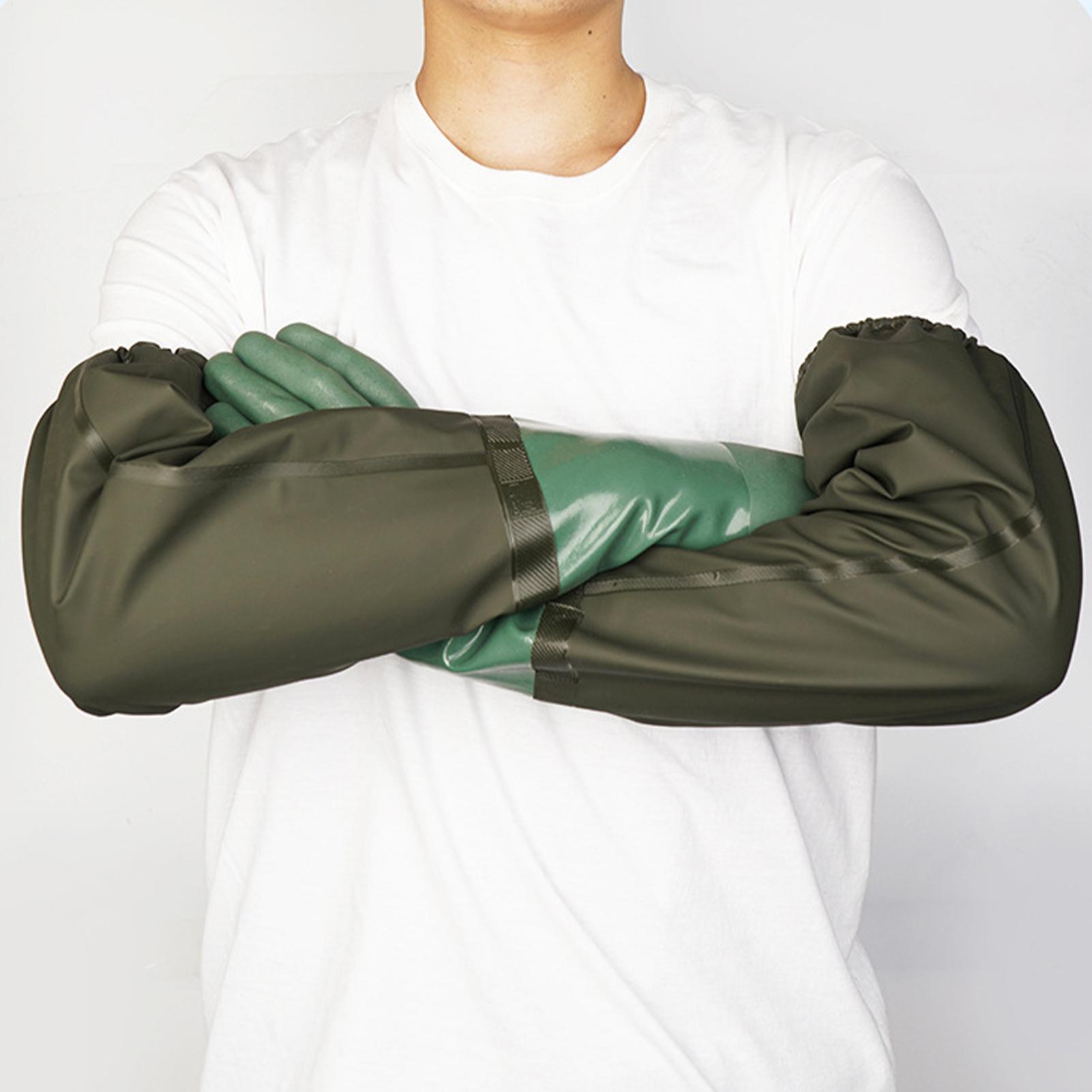 Waterproof Rubber Gloves Long  - Rubber Glove Cleaning のレビューと価格