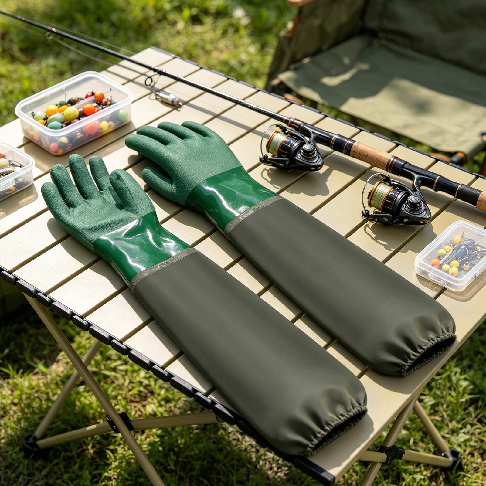 Waterproof Rubber Gloves Long  - Rubber Glove Cleaning のレビューと価格
