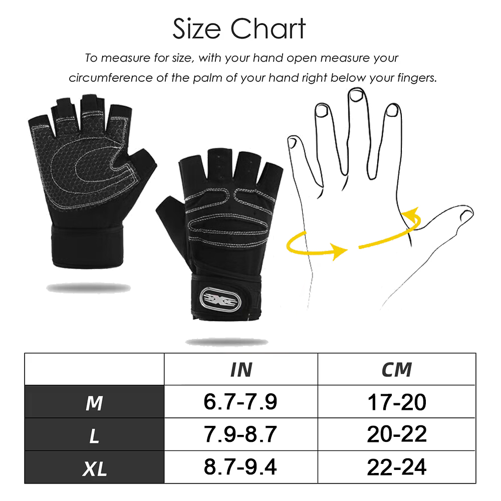 Gym Gloves Fitness Weight Lift - Workout Glove Gym のレビューと価格
