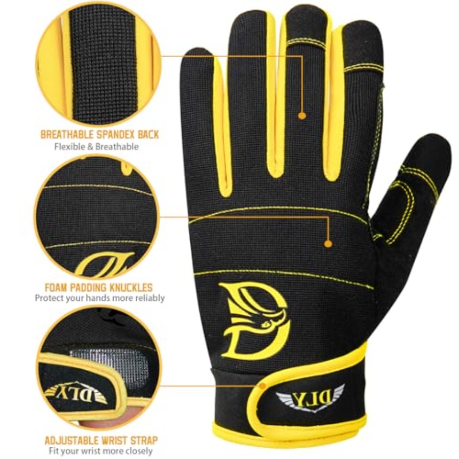 DLY Heavy Duty Work Gloves, Im - Work Glove Impact のレビューと価格