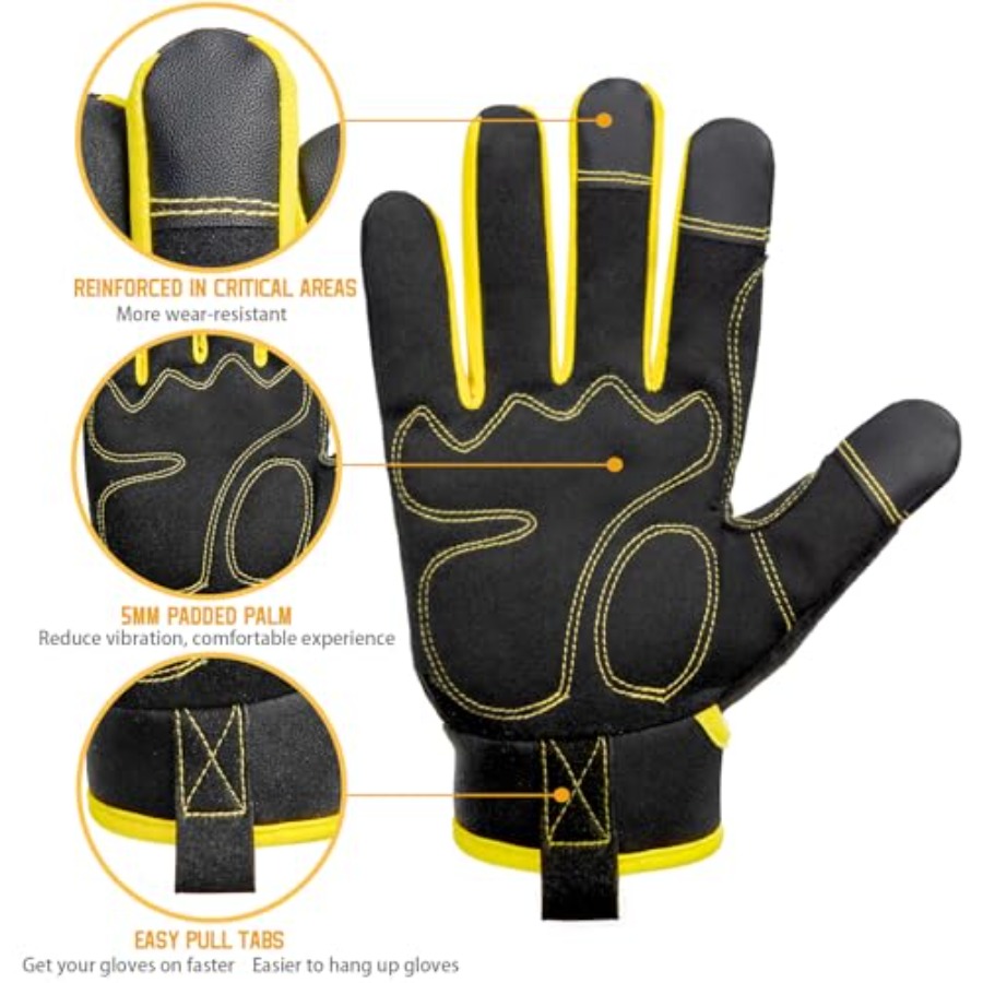DLY Heavy Duty Work Gloves, Im - Work Glove Impact のレビューと価格