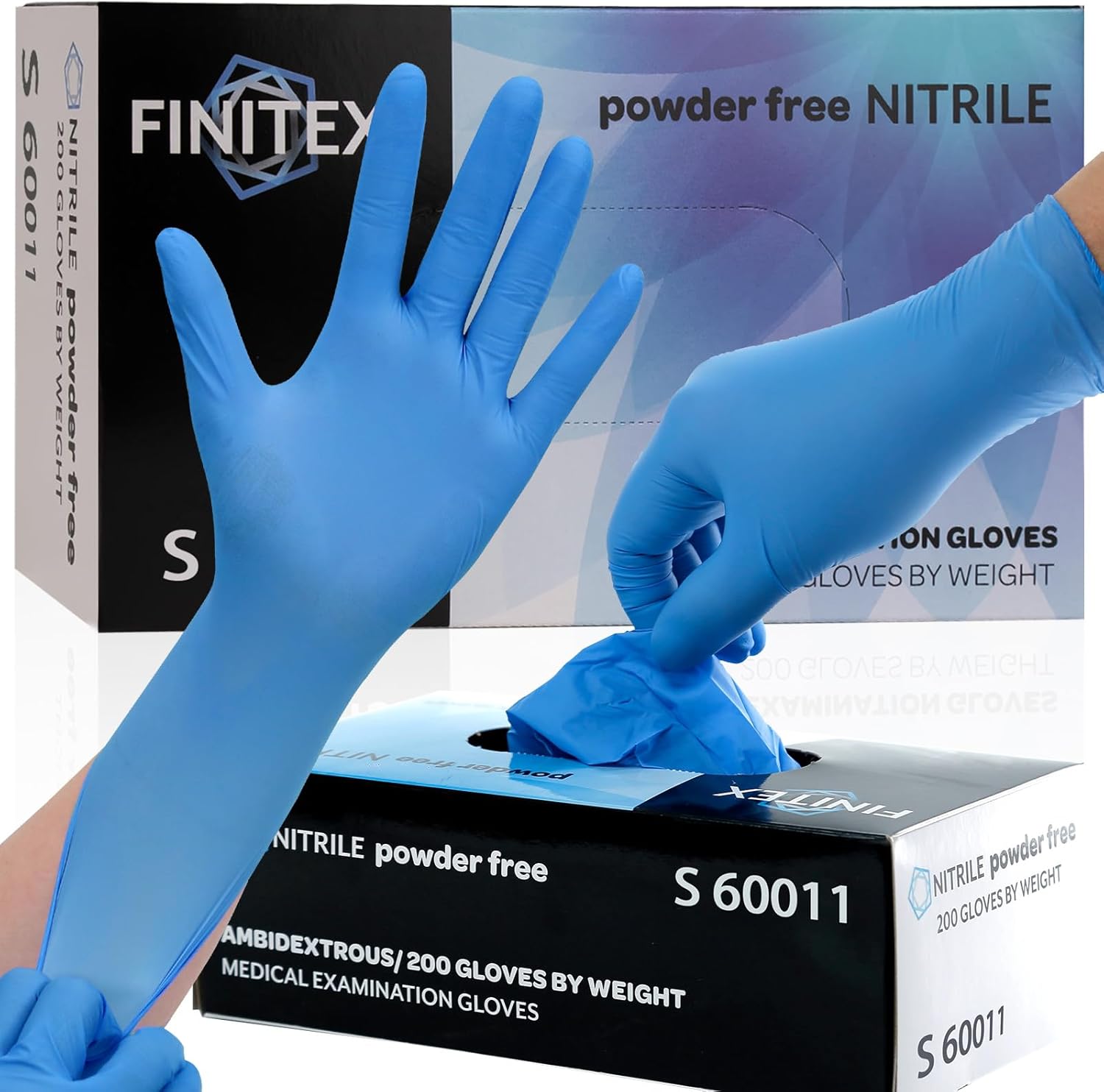 Blue Nitrile Exam Gloves - 200 - Exam Glove Nitrile のレビューと価格