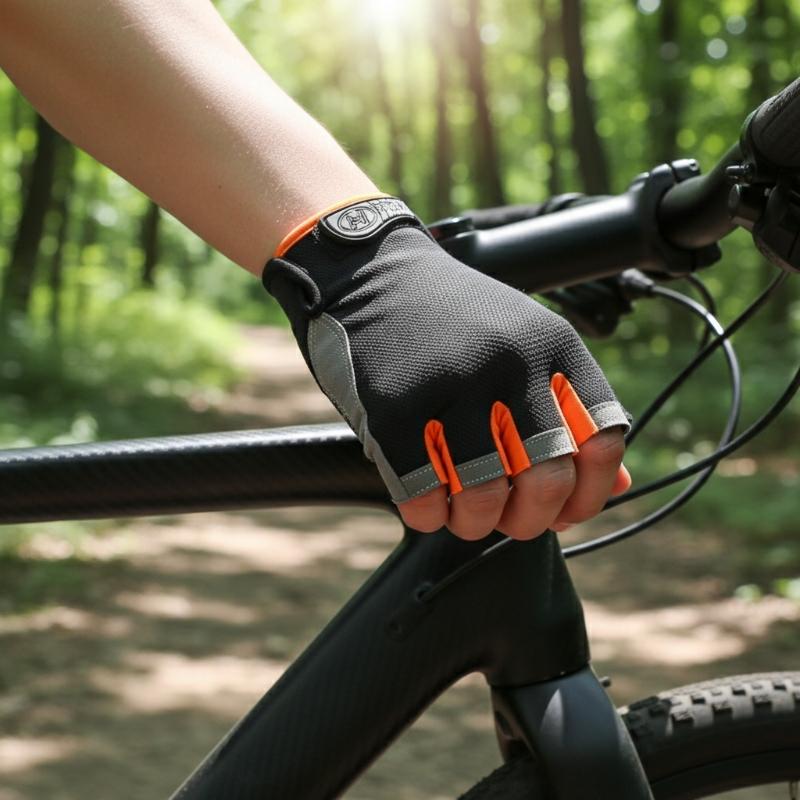 Bike Gloves Half Finger Breath - Cycling Glove Padded のレビューと価格