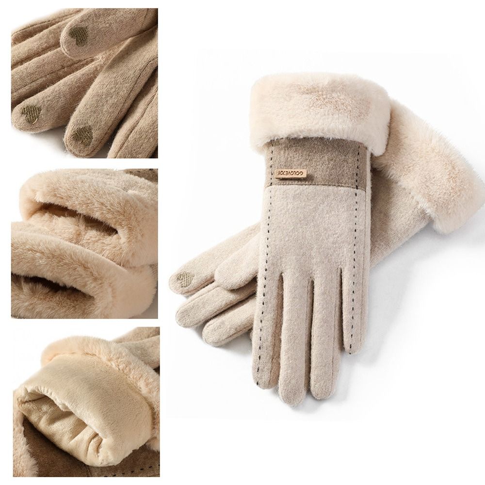 Soft Winter Thermal Gloves Thi - Wool Glove Lined のレビューと価格