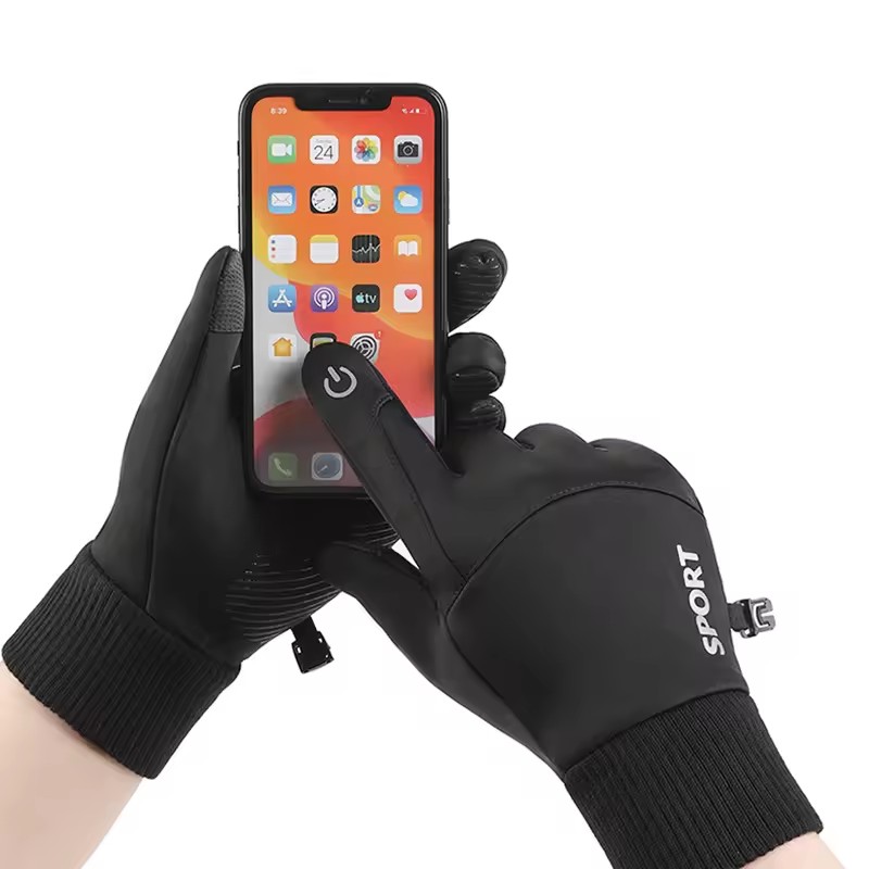 Black Winter Warm Full Fingers - Ski Glove Waterproof のレビューと価格