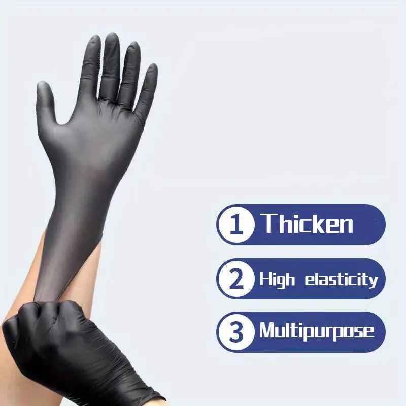 100/50/20PCS Black Nitrile Glo - Nitrile Mechanic Glove のレビューと価格