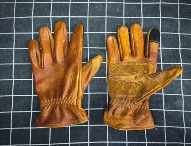 Handmade Genuine Leather Retro - Motorcycle Glove Knuckle のレビューと価格