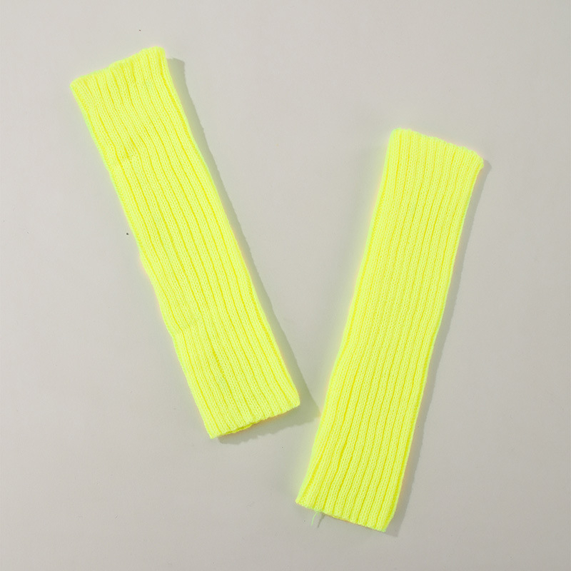 Girls Colorful Warm Knitted Ar - Fingerless Glove Knit のレビューと価格