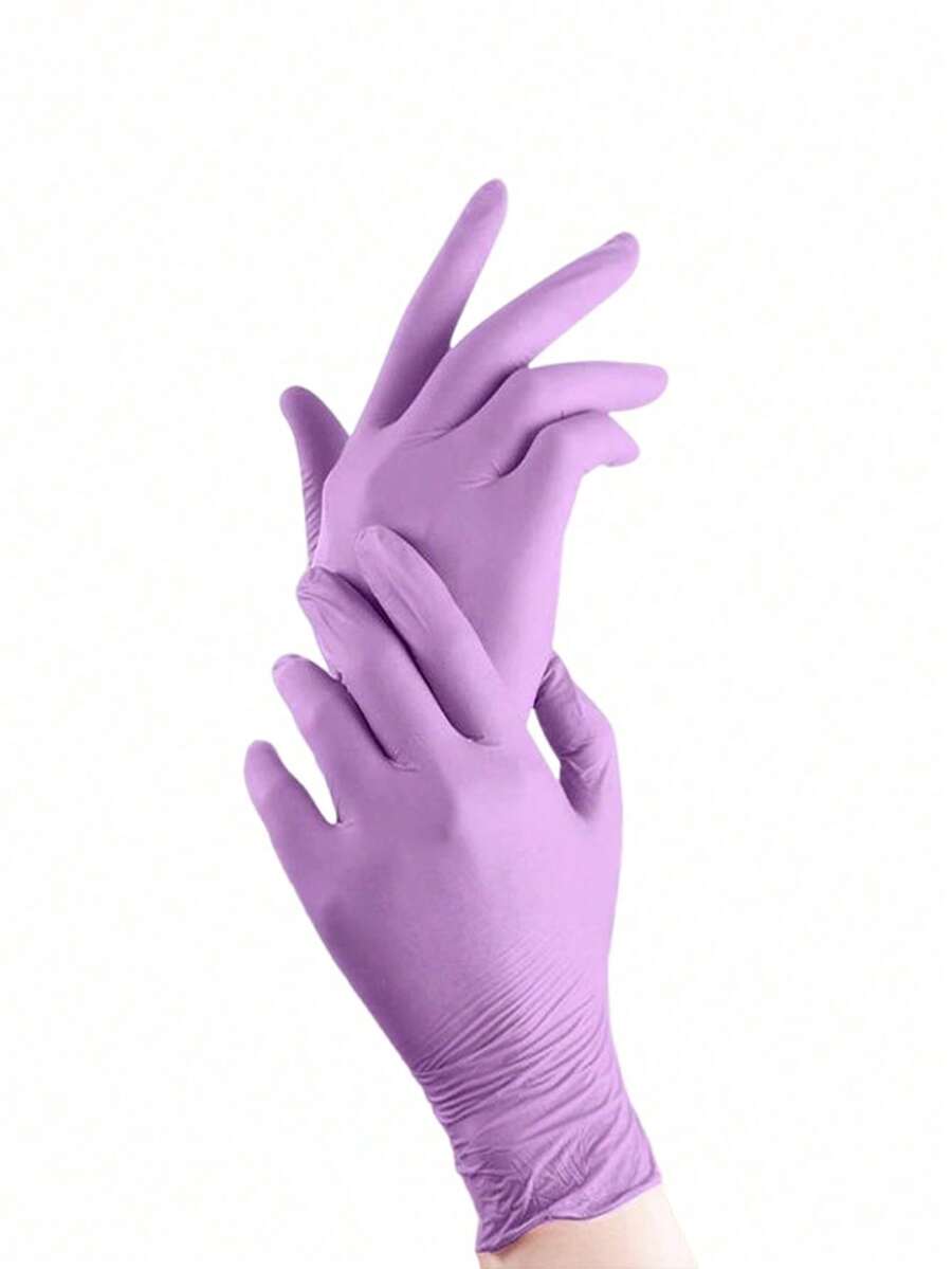 100/50/4pcs Disposable Purple  - Latex Disposable Glove のレビューと価格