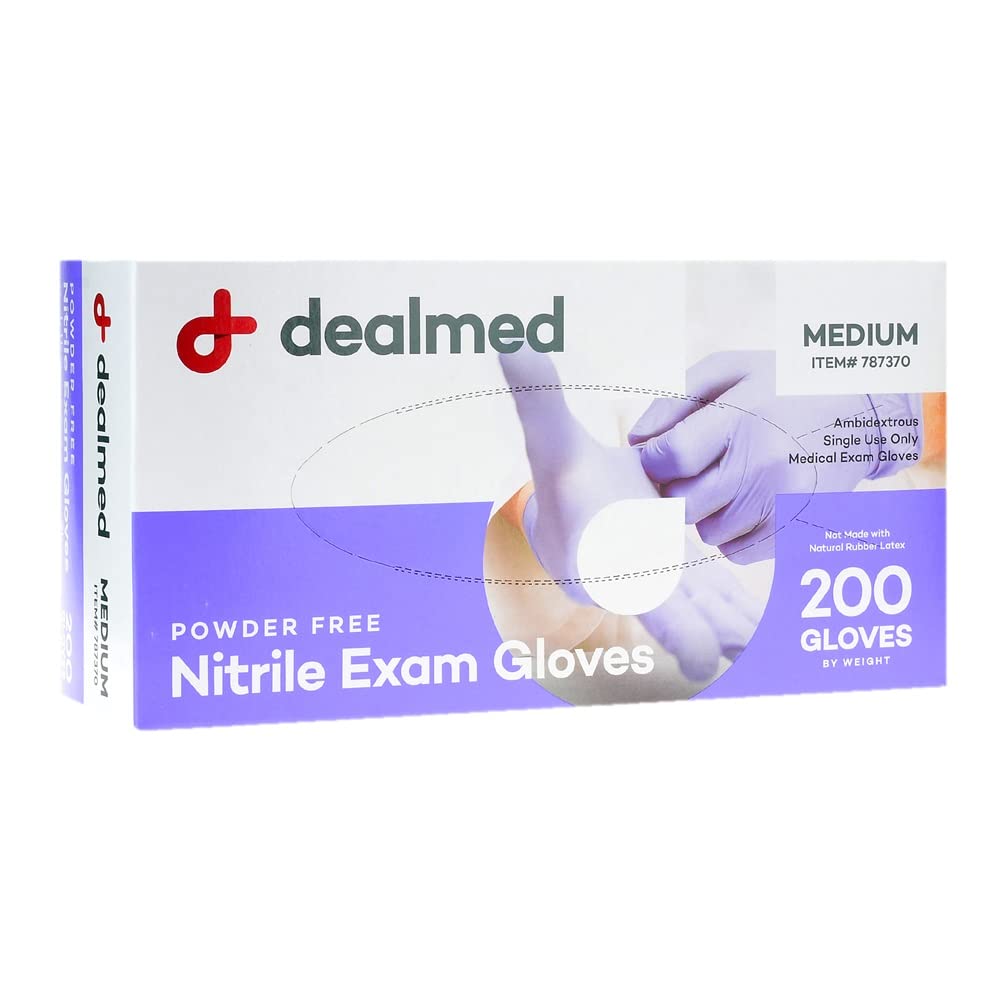 Nitrile Medical Exam Gloves, D - Exam Glove Nitrile のレビューと価格