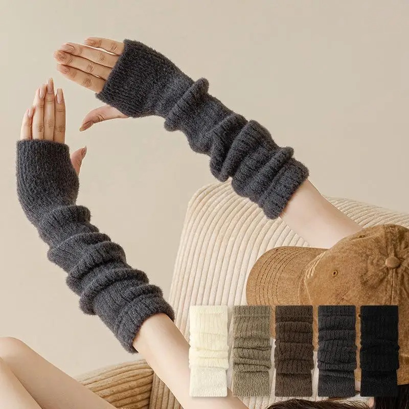 Winter Warm Long Sleeves Glove - Fingerless Glove Knit のレビューと価格