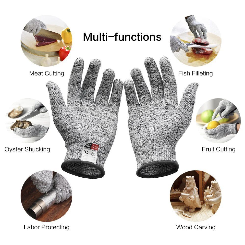 Level 5 HPPE Anti-Cut Gloves K - Cut Resistant Glove のレビューと価格