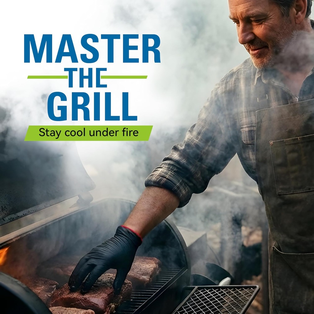 BBQ Gloves, 6 Heat Resistant C - Heat Resistant Glove のレビューと価格