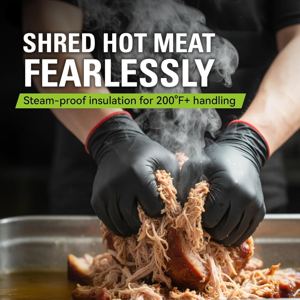 BBQ Gloves, 6 Heat Resistant C - Heat Resistant Glove のレビューと価格