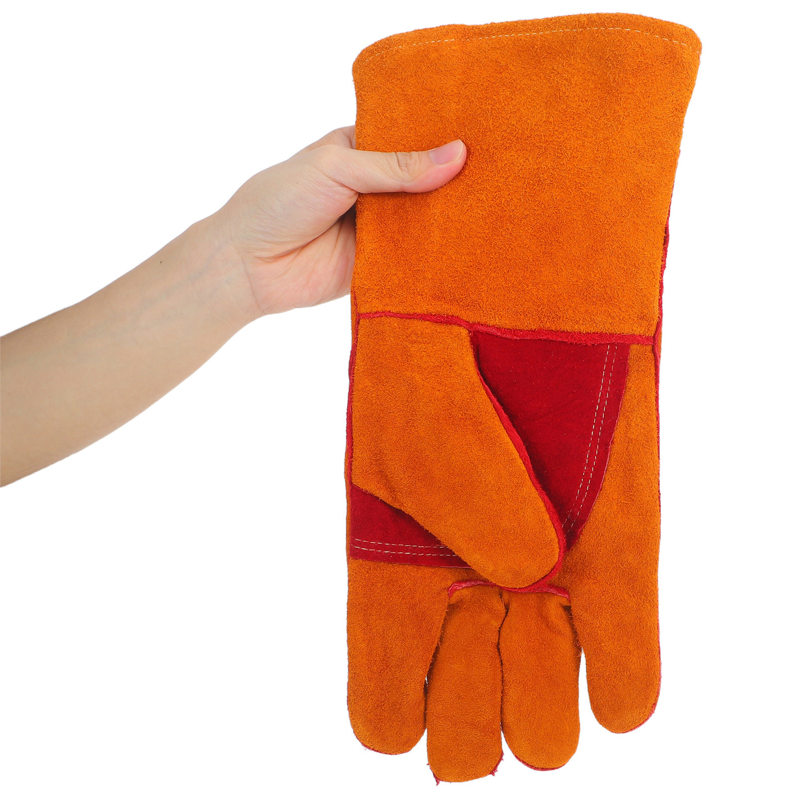 1Pair Welding Gloves Cowhide F - Heat Resistant Glove のレビューと価格