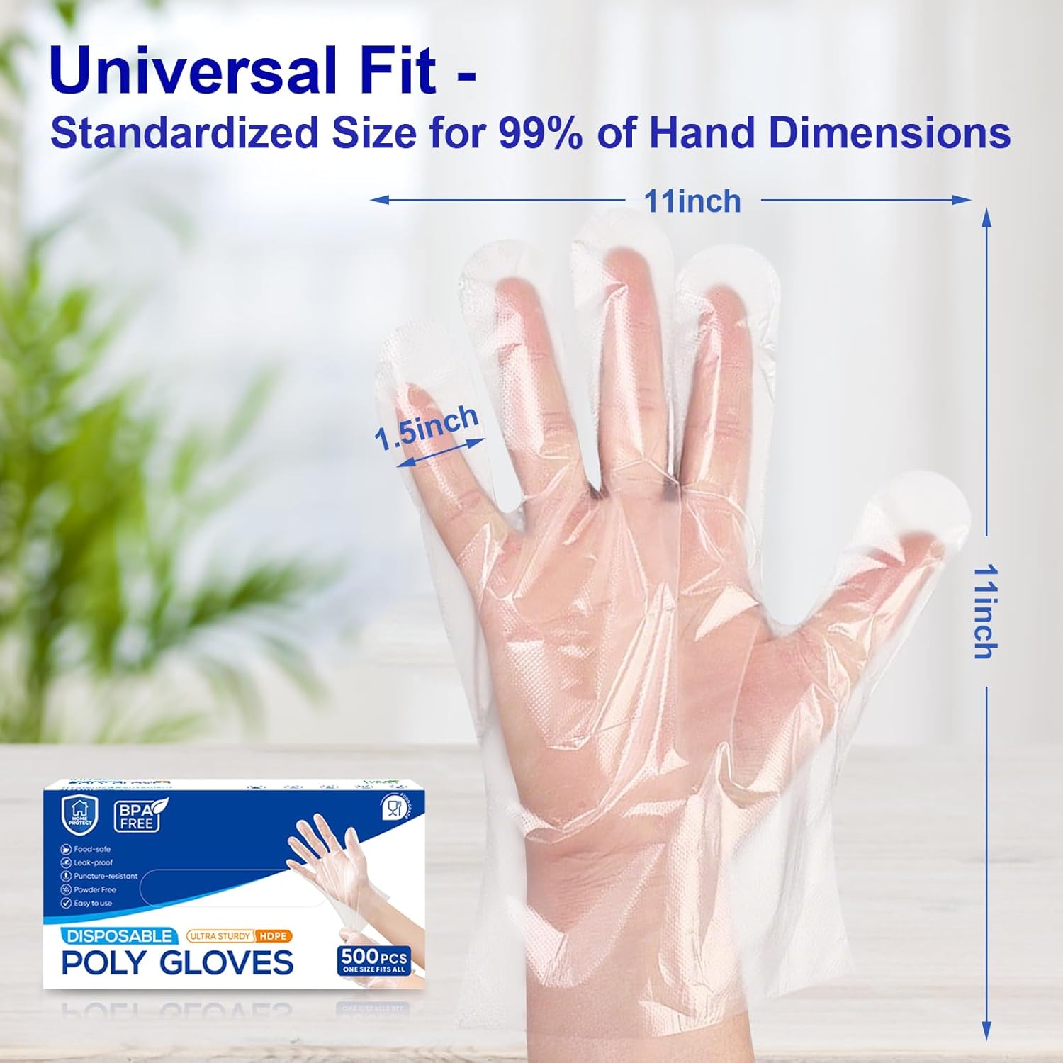 500 Pcs Disposable Food Prep G - Latex Disposable Glove のレビューと価格