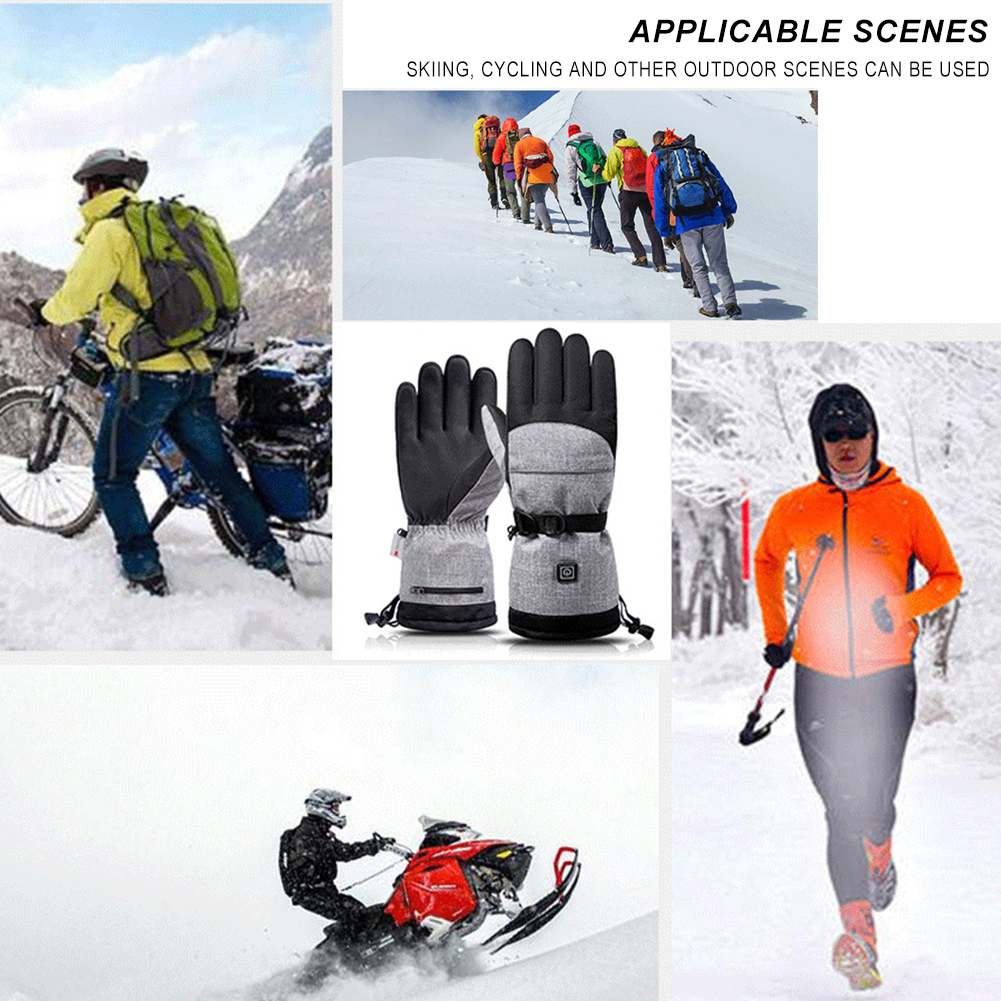 Electric Heated Gloves Men Wom - Ski Glove Waterproof のレビューと価格