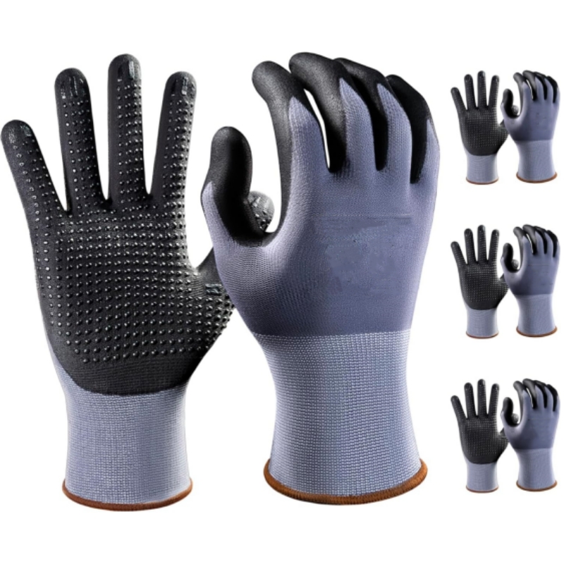 Micro-Foam Safety Work Gloves  - Nitrile Mechanic Glove のレビューと価格