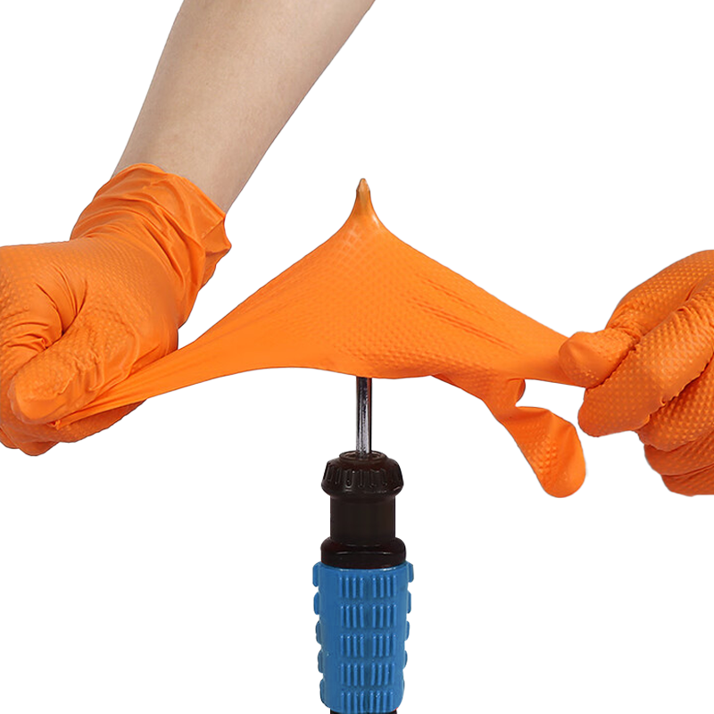 8Mil Heavy Duty Orange Nitrile - Nitrile Mechanic Glove のレビューと価格