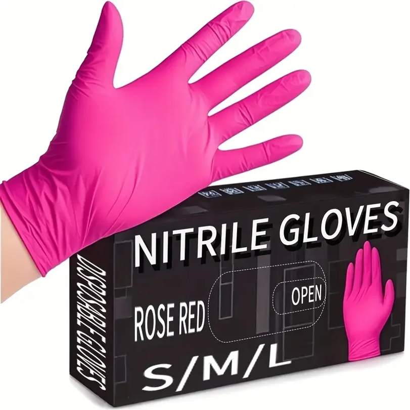 Fuchsia Nitrile Disposable Glo - Latex Disposable Glove のレビューと価格