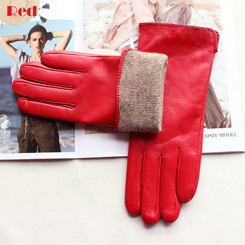 Women's Color Sheepskin Leathe - Leather Driving Glove のレビューと価格