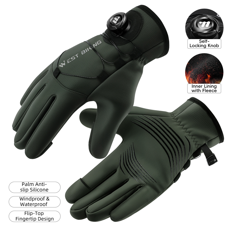 Winter Bike Gloves Magnetic Qu - Winter Glove Insulated のレビューと価格