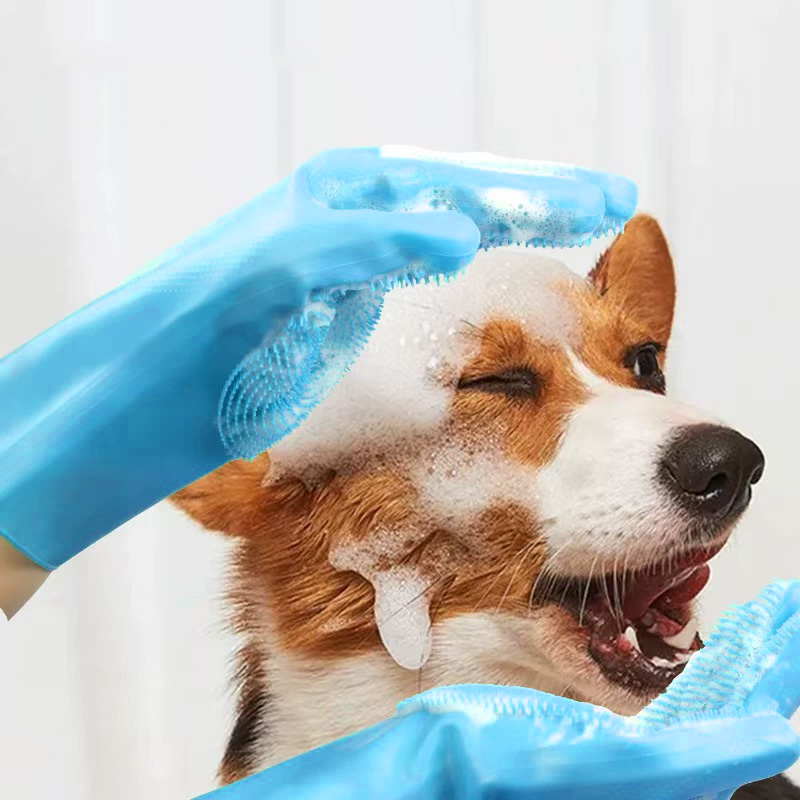 Pet Bathing & Massage Silicone - Rubber Glove Cleaning のレビューと価格