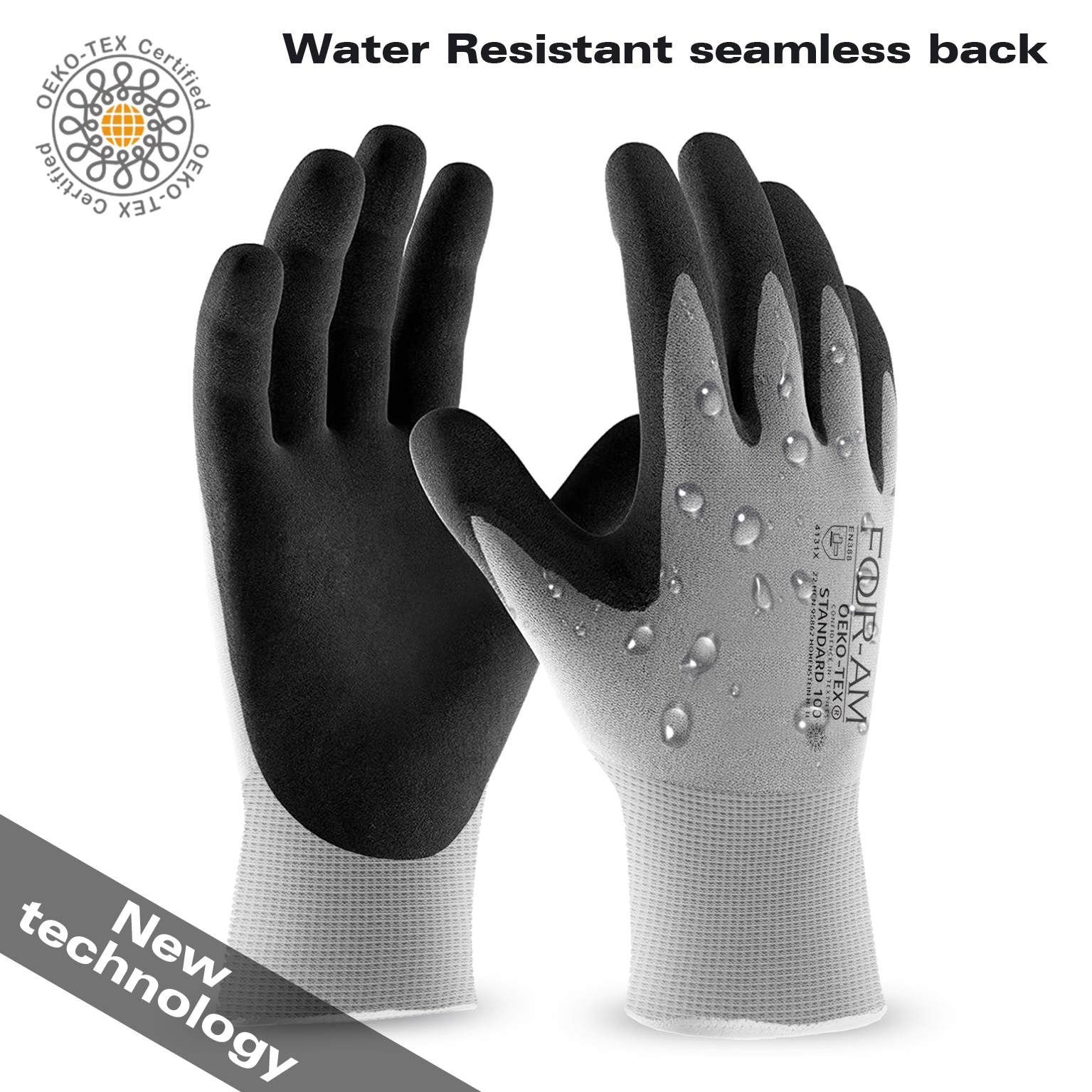 1pc Quick Water Repellent Nylo - Nitrile Mechanic Glove のレビューと価格