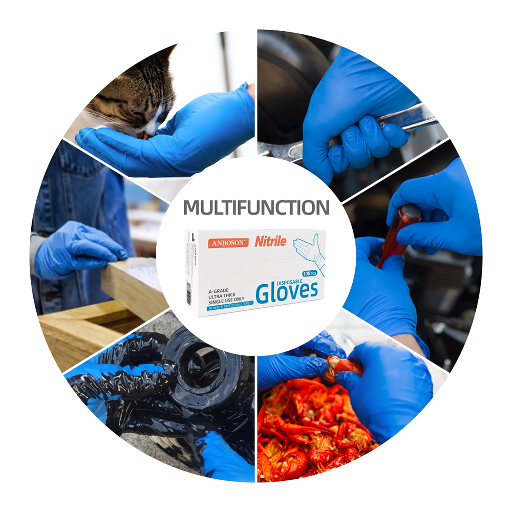 Nitrile Exam Gloves-Blue Latex - Exam Glove Nitrile のレビューと価格