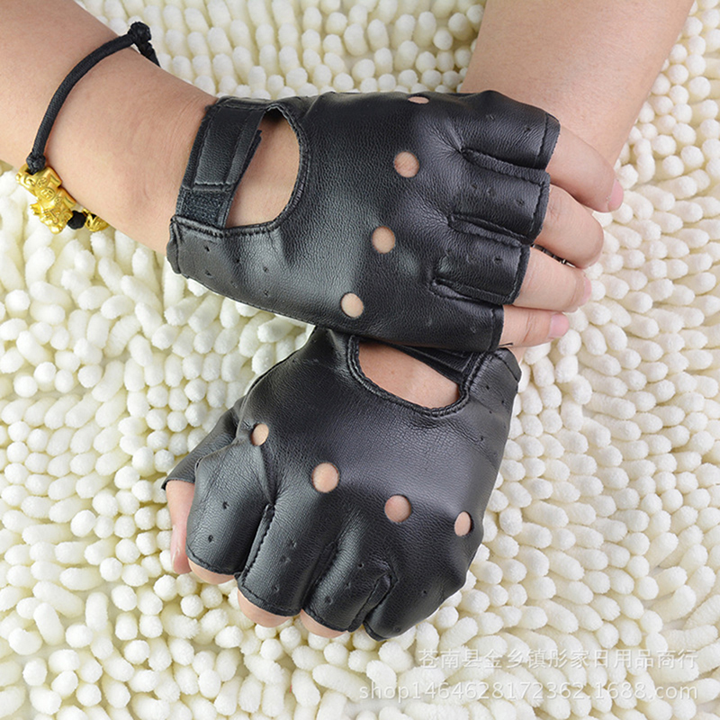 Leather Gloves Black Fingerles - Leather Driving Glove のレビューと価格