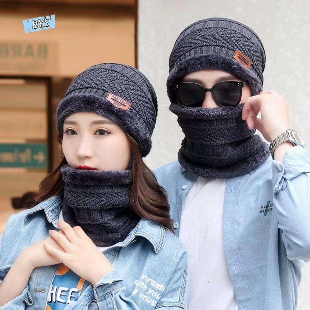 4pcs/set Soft Winter Beanie Ha - Wool Glove Lined のレビューと価格