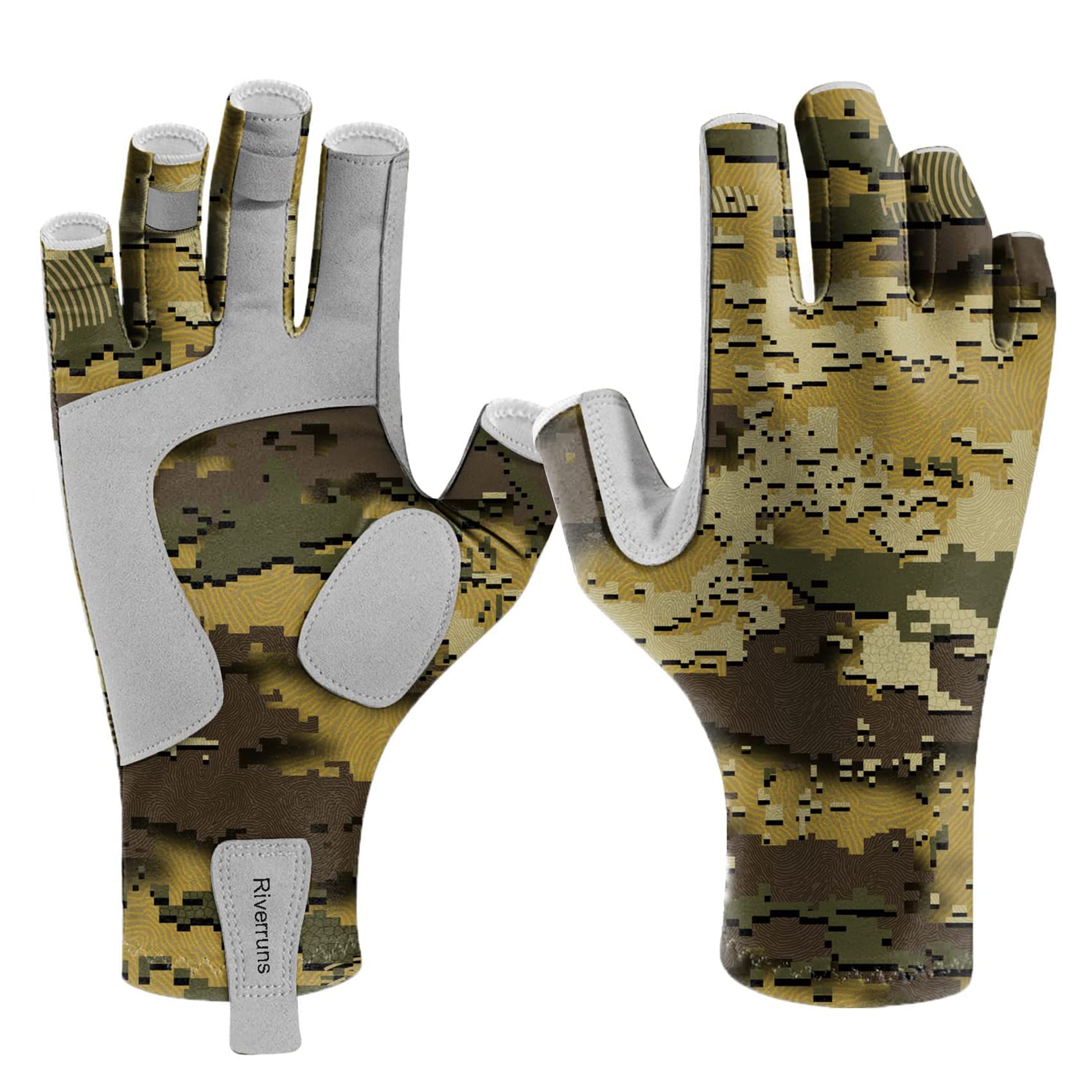 Riverruns Fingerless Fishing G - Cycling Glove Padded のレビューと価格