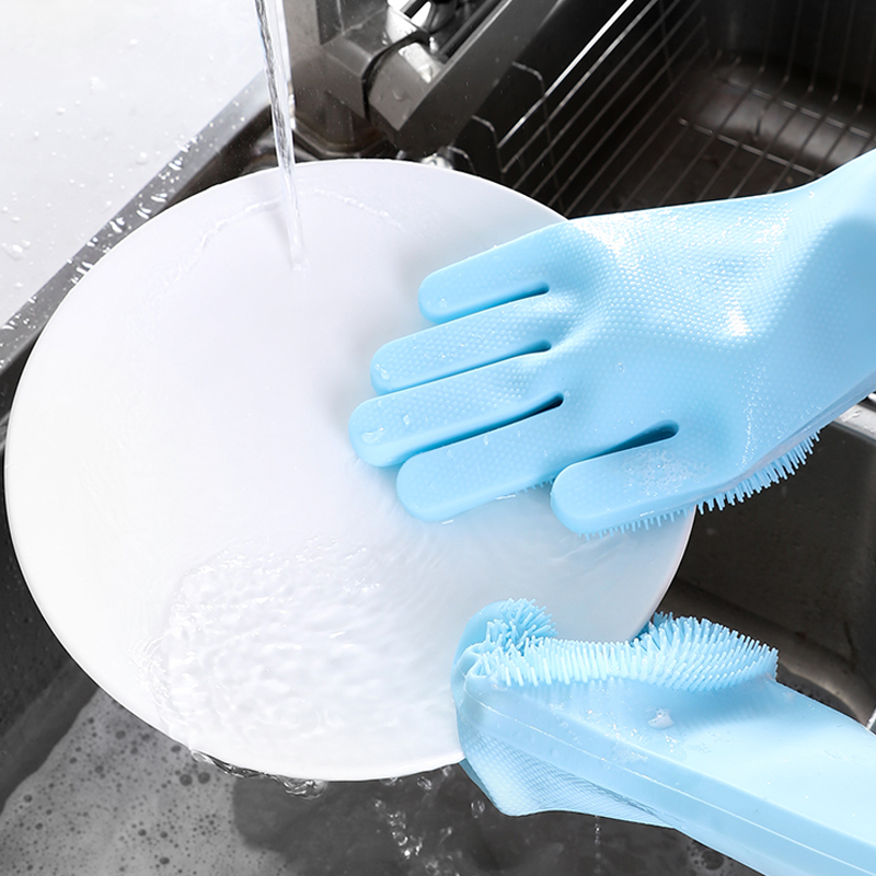 Dishwashing Cleaning Gloves Ma - Dish Glove Rubber のレビューと価格