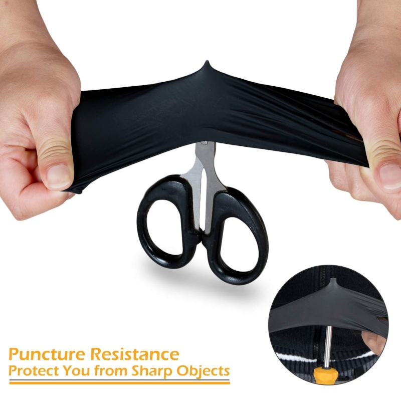 100PCS Black Nitrile Gloves Di - Nitrile Mechanic Glove のレビューと価格
