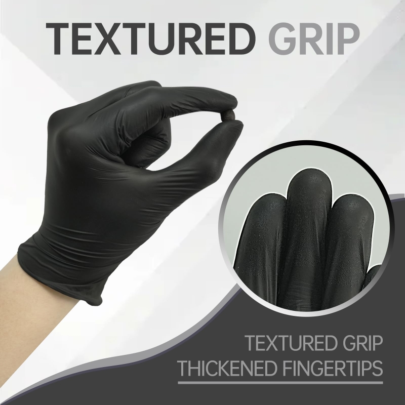 100PCS Black Nitrile Gloves Di - Nitrile Mechanic Glove のレビューと価格