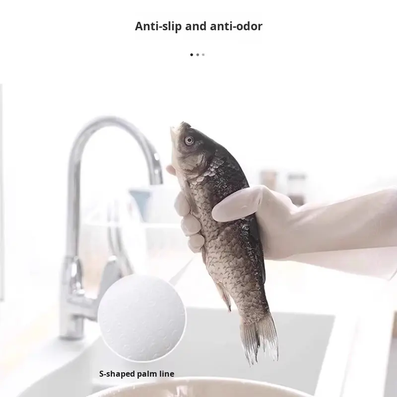 Waterproof Housework Cleaning  - Dish Glove Rubber のレビューと価格