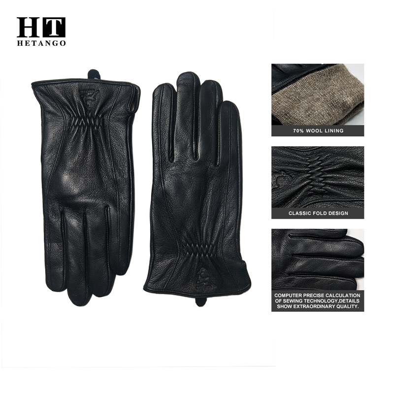  Winter Men's Black Buckskin  - Wool Glove Lined のレビューと価格