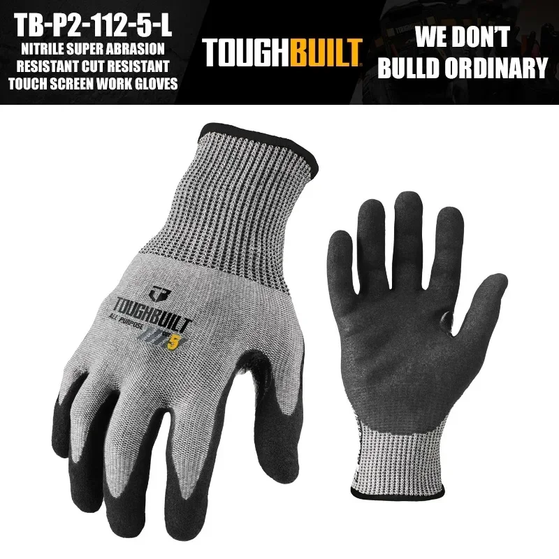 ToughBuilt TB-P2-112-5-L Nitri - Cut Resistant Glove のレビューと価格