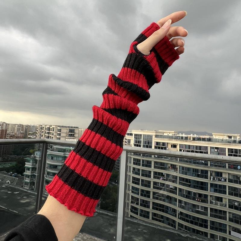 Winter Warm Long Sleeves Gothi - Fingerless Glove Knit のレビューと価格