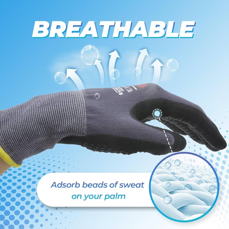Micro-Foam Nitrile Coated Safe - Nitrile Mechanic Glove のレビューと価格