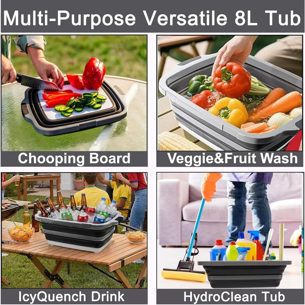 Portable 8L BBQ Prep Tub with  - Heat Resistant Glove のレビューと価格