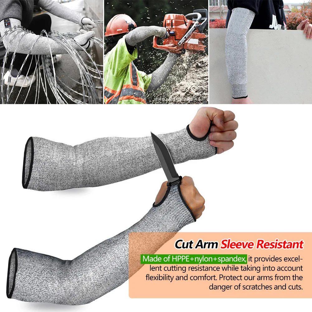 Safety Arm Sleeve Work Arm Wri - Cut Resistant Glove のレビューと価格