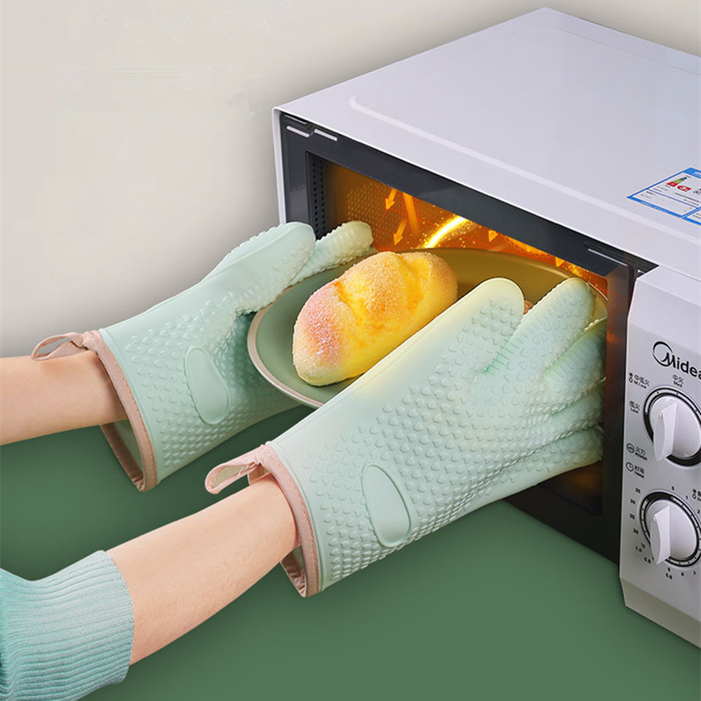 Heat Resistant Silicone Gloves - Oven Mitt Silicone のレビューと価格