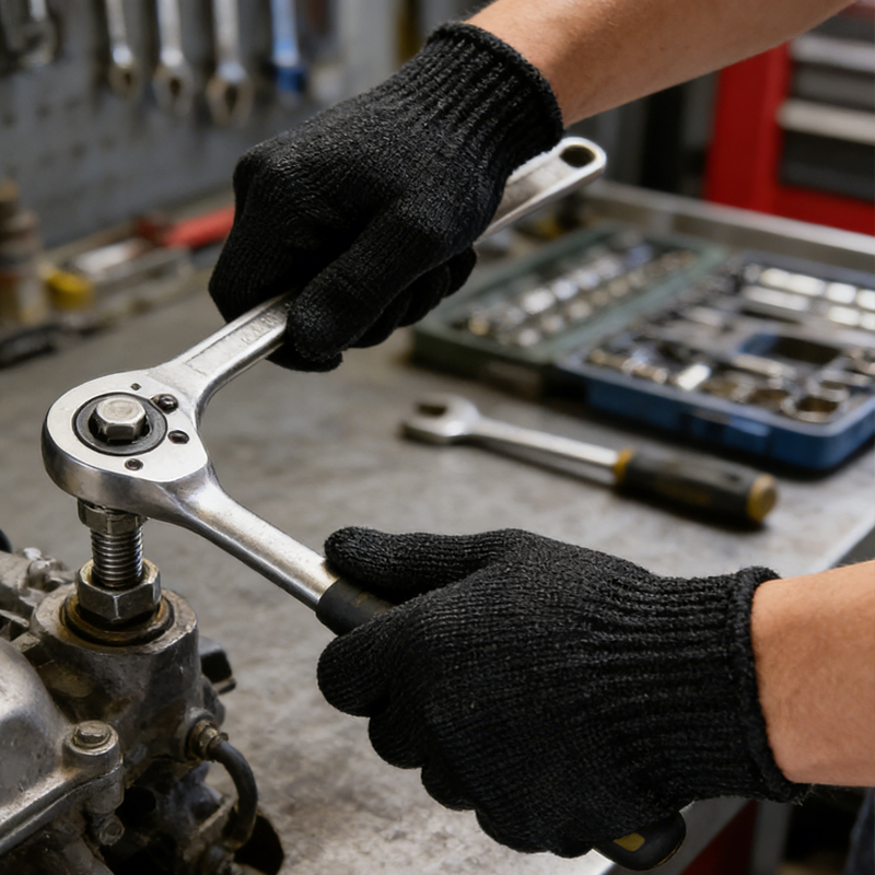 1 Pair Black Steel Wire Metal  - Cut Resistant Glove のレビューと価格