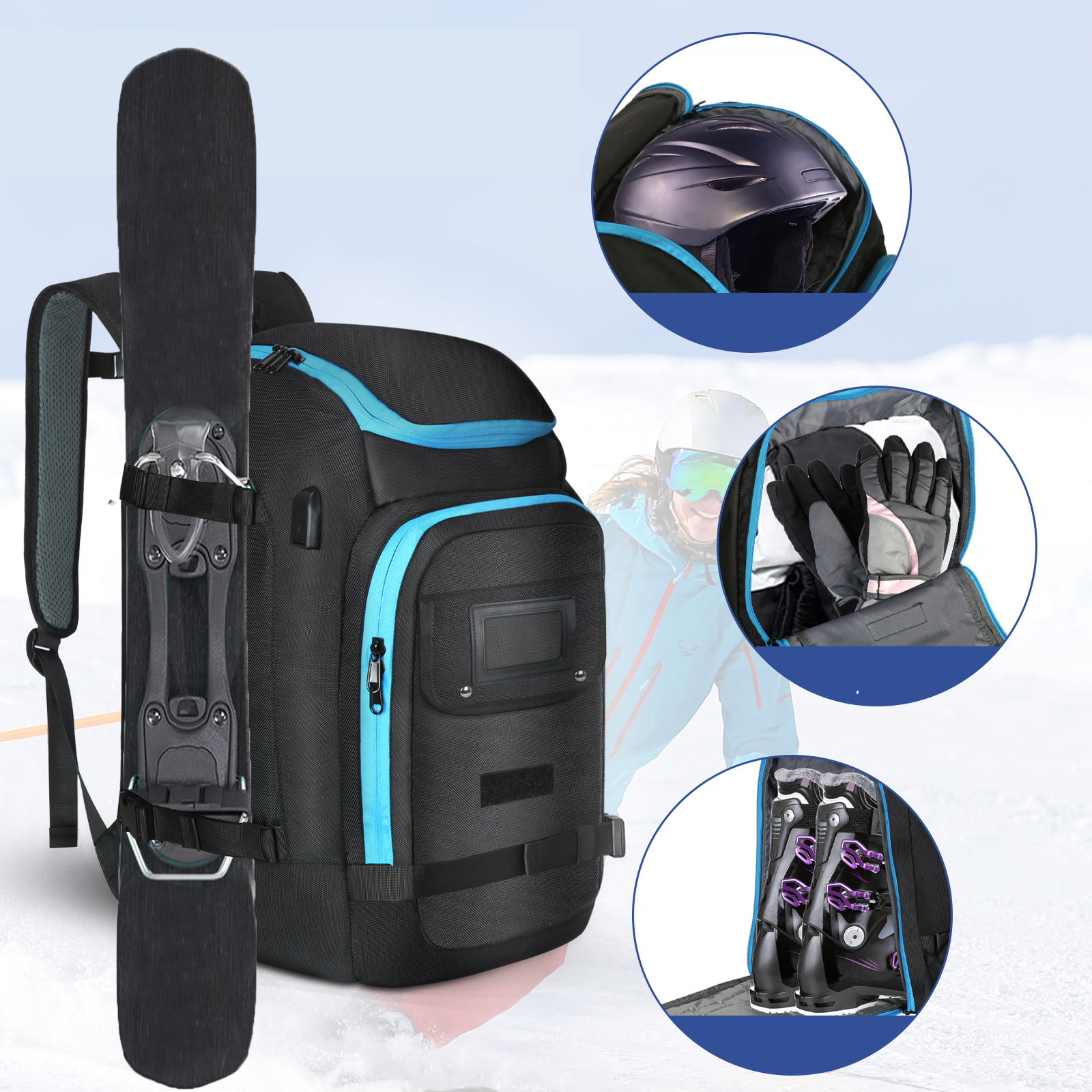 Ski Boots Bag Outdoor Skiing C - Ski Glove Waterproof のレビューと価格