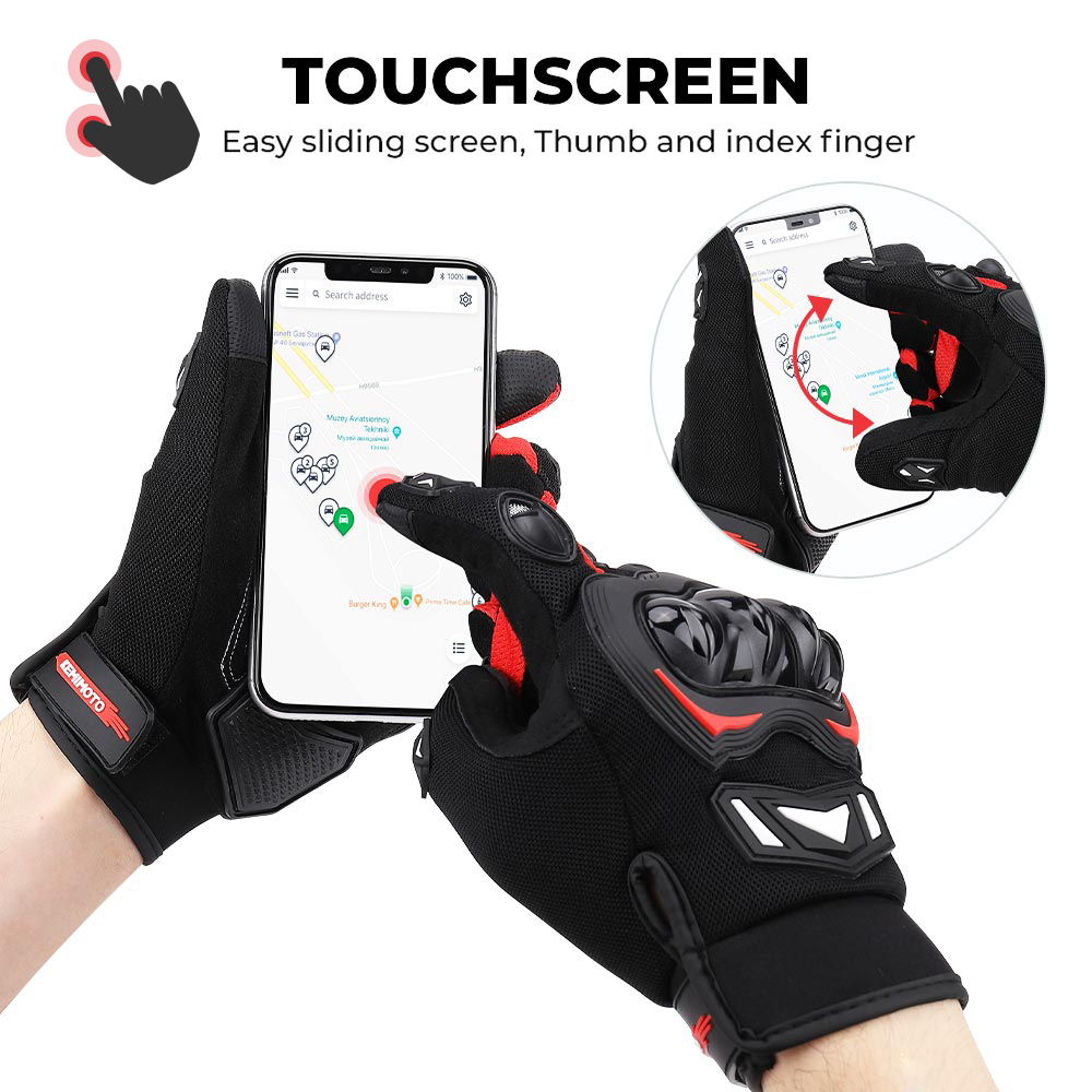 KEMITOUR Summer Motorcycle Glo - Cycling Glove Padded のレビューと価格